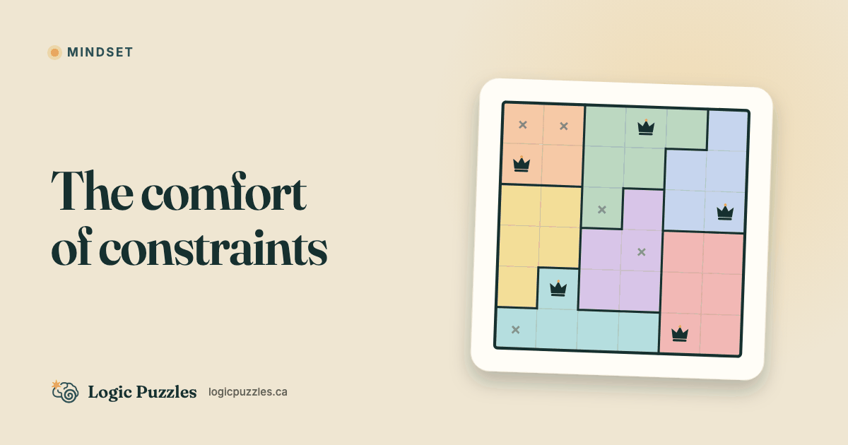 The Comfort of Constraints