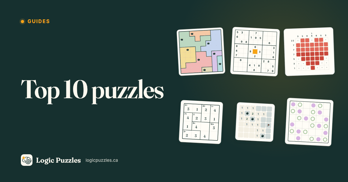 Top 10 Must-Try Logic Puzzle Games for Enthusiasts