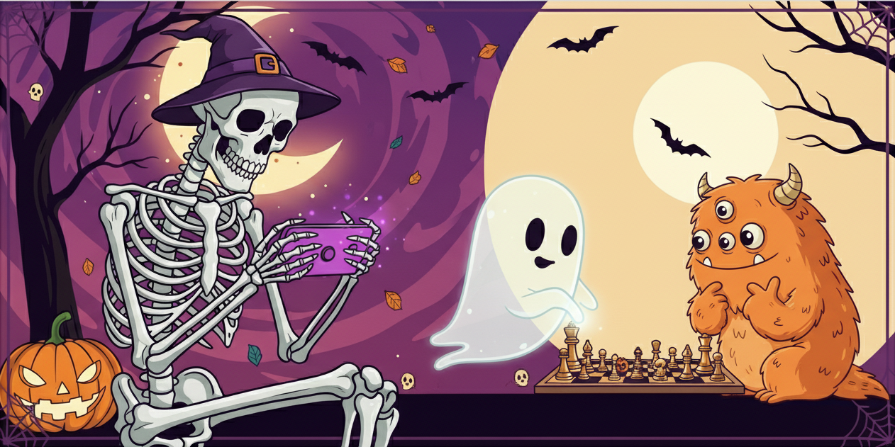 Crowns Spooktober event key art